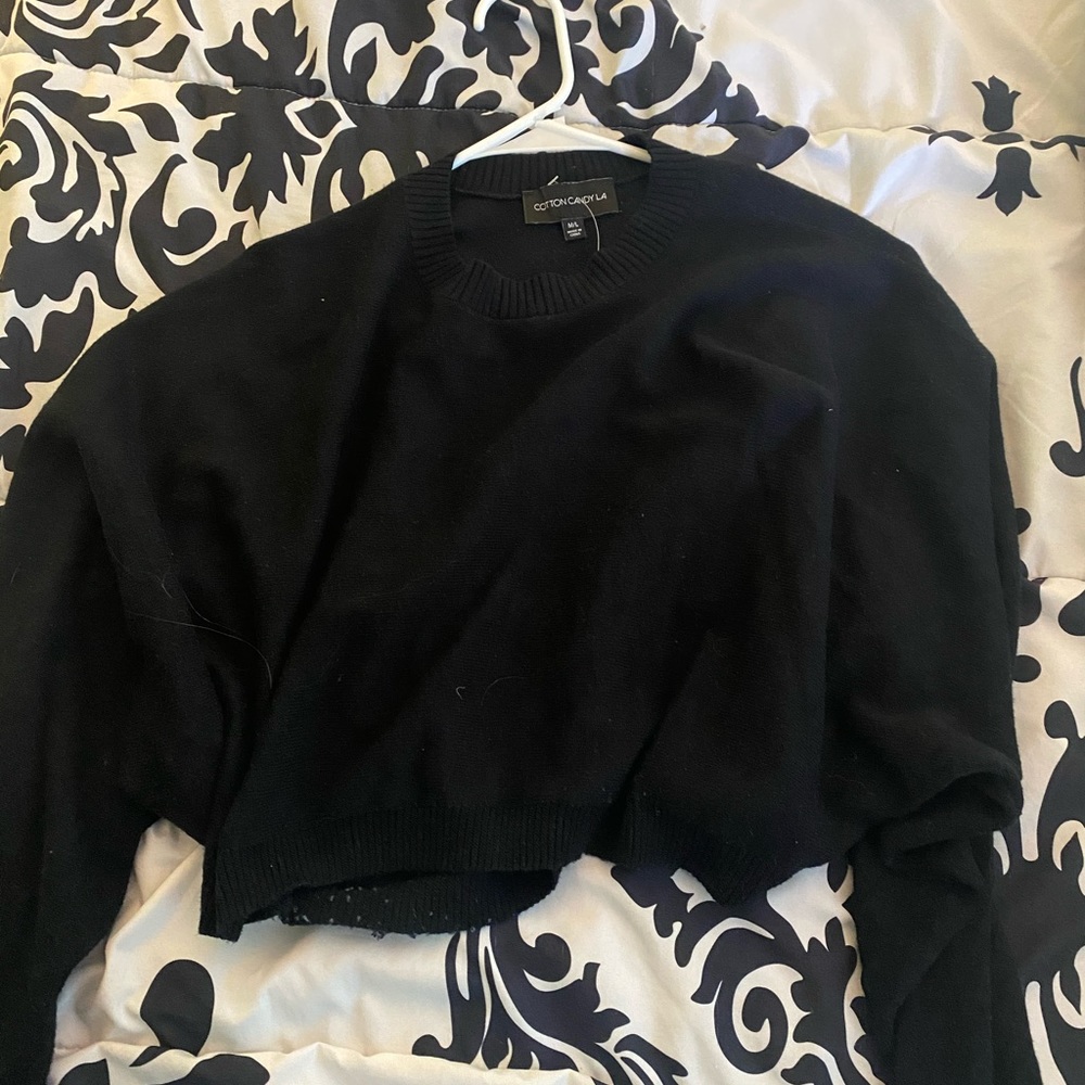 cotton candy la cropped sweater (m/L)